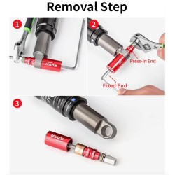 Herramienta para instalación y extracción de bujes Muqzi para amortiguadores KROXNE - 9  