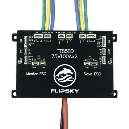 Flipsky FT85bd ESC Controller med aluminiumfodral för elektrisk skateboard, cykel, skoter eller motorcykel KROXNE - 1  
