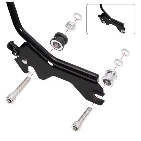 Detachable Docking Kit For Harley Street Bob FXBB Deluxe Heritage Deluxe Softail 2018-2024 KROXNE - 1  