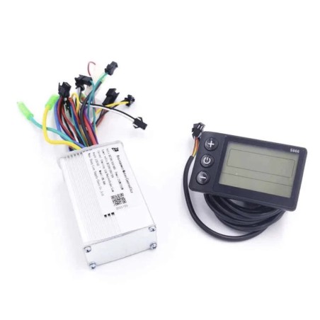 Display- und Controller-Kit 24v, 36v, 48v für 250w, 350w, 500w Motor, E-Bike, E-Scooter, Elektrotretroller  - 1  