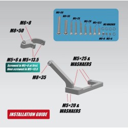 Amortizator kierisis gia Ausom DT2 Pro, L2, L2 Max, Kugoo F3 Plus & paromoia ilektrika skouter, stathero & asfales  - 8  