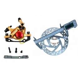 Kuldne xTech pidurikomplekt mudelitele Xiaomi M365, 1S, Essential, Pro2 või M365 Pro. ZOOM xTech - 1 Kuldne xTech pidurikomplekt