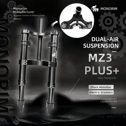 Frontfjaring Monorim MZ3 Plus Dual Air til Segway ZT3 bedre komfort  - 6  