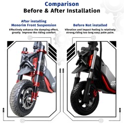 Foraffjedring Monorim MZ3 Plus Dual Air til Segway ZT3 bedre komfort  - 14  