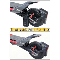 Monorim MZR3 Pro ohkamort Segway ZT3 elektritoukerattale 145mm ja 165mm  - 4  