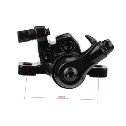 Kit de frein trottinette electrique HX X7 X8 cable disque etrier et plaquettes  - 2  