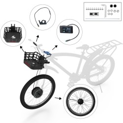 Monorim BPK350 conversion kit motor 380w - battery included for electric bike  - 2 Monorim BPK350 e-bike power kit, 380W – Upgra