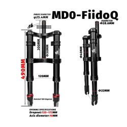 Predne odpruzenie Monorim MD0-FiidoQ  - 8 
Kompatibilita: predne odpruzenie Monorim MD0-FiidoQ pre Fiido Q (Q1/Q1S) a kompatibil