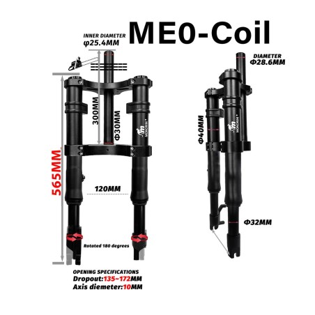 Esivedrustus Monorim ME0 Coil spring version 565mm x 165mm  - 12 
Ühilduvus: ME0 Coil Spring 565mm x 165mm ühilduvatele kinnitus