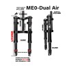 Sospensione anteriore Monorim ME0 Dual Air 565mm x 165mm  - 7 
Compatibilita: sospensione anteriore Monorim ME0 Dual Air 565mm x