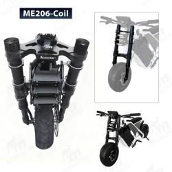 Suspensao dianteira Monorim ME206 Dual Air version 565mm x 206mm  - 6 Compatibilidade: upgrade de suspensao dianteira Monorim ME