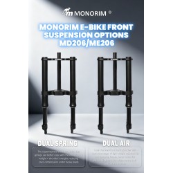 Suspensao dianteira Monorim MD206 Dual Air version 490mm x 206mm  - 6 
Compatibilidade: MD206 Dual Air 490mm x 206mm para fixaco