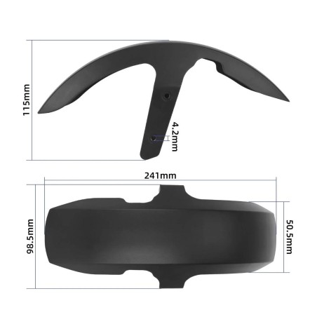 Främre stänkskärm för Xiaomi 5 och 5 Pro elscooter  - 1  