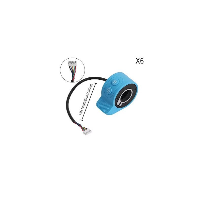 Gashendel/trigger voor HX X6, HX X7, HX X8 elektrische step of vergelijkbaar  - 1 
Duidelijke compatibiliteit
Meer controle en v