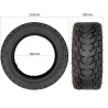 Terénní pneumatika 85/65-6,5 pro elektrickou koloběžku Navee N65, Kugoo G-Booster / G2 Pro nebo podobnou  - 6 
Rozměr 85/65-6,5 