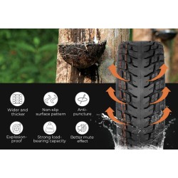 Guma 85/65-6,5 za teren za električni romobil Navee N65, Kugoo G-Booster / G2 Pro ili sličan  - 7 
Dimenzija 85/65-6,5 odgovara 