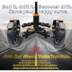 Monorim X3 Max Air podwojne zawieszenie przodu do Ninebot Max G2: czesc zamienna i amortyzator Monorim - 1 Kompatybilne z Ninebo