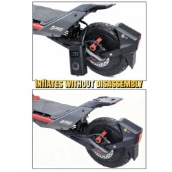Aeros amortiser Monorim MZR3 Pro gia ilektriko patini Segway ZT3 se 145mm kai 165mm  - 6  