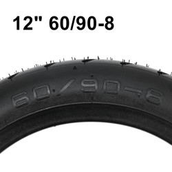Tire for Xiaomi 5 Plus scooter 12 inch 60/90-8  - 3 Fitment: 60/90-8 size in 12 inch for Xiaomi 5 Plus and compatible wheel setu