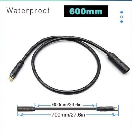 Motorový kábel pre elektrobicykel a predĺženie s 9-pin konektorom  - 1 Motorový kábel a/alebo predĺženie pre elektrobicykel s 9-