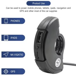 USB es USB-C toltoport elektromos roller kormanyra - XT30, XT60 es XT90  - 5 Alkalmas elektromos rollerek, e-scooterek es XT30, 