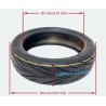 Neumático sin Cámara 10x2.125 55/80-6.6 para Navee V25i Pro, V40i Pro, V50i Pro, Odys Alpha X5 o similar  - 3  