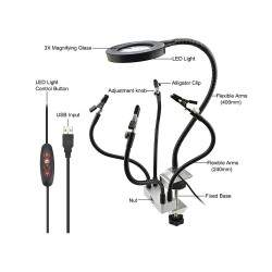 Svejsestand med forstørrelsesglas  - 2  