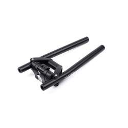 90 degree foldable aluminum handlebar  - 1 90 degree foldable aluminum handlebar
Easy fold handlebar to a 90 degree angle
Instal