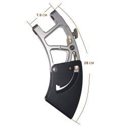 Modulo pieghevole con pulsante di blocco per scooter da 10 pollici  - 1  