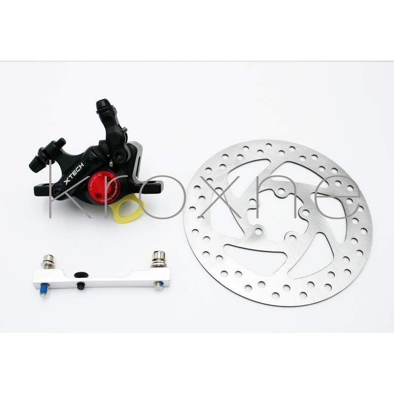 Kompletter schwarzer xTech Bremssattel für Xiaomi M365, 1S, Pro2 oder M365 Pro ZOOM xTech - 1 Zoom Xtech HB100 schwarzer Bremsen