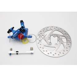 Set complet de frână albastru xTech pentru Xiaomi M365, 1S, Essential, Pro2 sau M365 Pro. ZOOM xTech - 4 
Set complet de instala