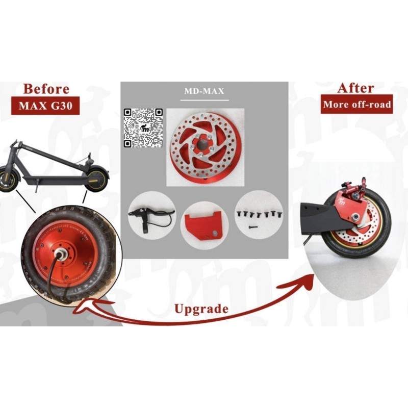 MD-Max motorfedél a Ninebot Max G30, G30D, G30LP készülékekhez Monorim - 1 MD-Max motorburkolat a Ninebot Max G30, G30D, G30LP t