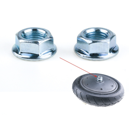 Moer en borgring voor de motor voor Xiaomi elektrische scooter, Ninebot of vergelijkbaar Xiaomi - 2 Specificatie:Type voorwerp: 