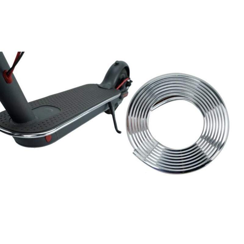 Okrasni zaščitni trak proti trčenju za električni skuter.  - 6 Zaščitite podvozje in dno električnega skuterja z namestitvijo za