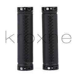 Braided leather handlebar grips with adjustable rings KROXNE - 4 Upgrade your cuffs to the braided leather model consisting of t