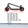 Parafusos da tampa da bateria para scooters elétricos Xiaomi KROXNE - 2  