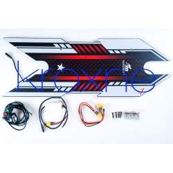 Monorim deck ALD WDL / basis voor elektrische scooters met led-verlichting en links / rechts richtingaanwijzers Monorim - 1 Voet