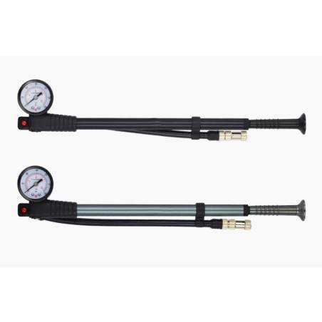 Precision 300PSI / 20 bar air pump - anti-leak protection.  - 6 Precision pump made of aluminum. The pump is extendable and cons