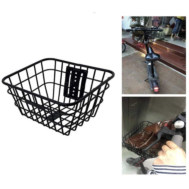 Első kosár elektromos robogó/kerékpár támasztékkal  - 2 Első kosár elektromos robogó/kerékpár támasztékkal
Helyezzen el egy kosa