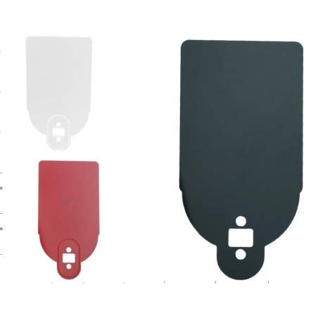 Ondersteuning om het licentienummer of een reflecterende sticker te installeren  - 1 Ondersteuning om het licentienummer of een 