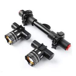 Dubbele LED-lichtbalk voor Xiaomi elektrische scooter met 1200mAh-batterij  - 1 Dubbele LED-lichtbalk voor Xiaomi elektrische sc