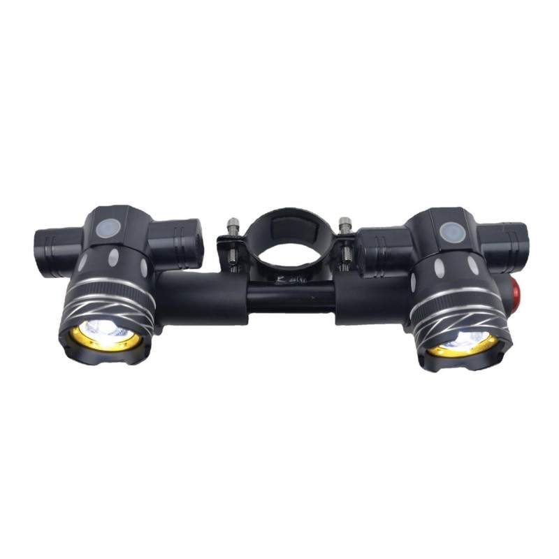 Kettős LED-es fénysáv Xiaomi elektromos robogóhoz 1200 mAh-s akkumulátorral  - 2 Kettős LED-es fénysáv Xiaomi elektromos robogóh