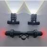 Dubbele LED-lichtbalk voor Xiaomi elektrische scooter met 1200mAh-batterij  - 3 Dubbele LED-lichtbalk voor Xiaomi elektrische sc