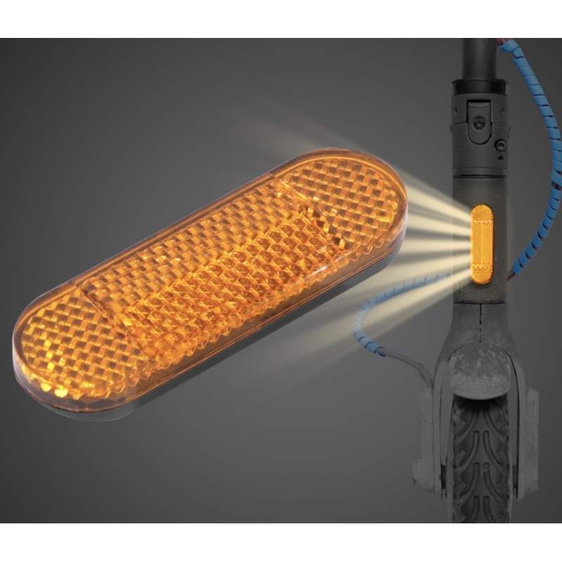 Cobertura de plástico reflexiva frontal de plástico para Xiaomi 1S, Pro 2, Mi Scooter 3 Xiaomi - 1 Cobertura de plástico reflexi