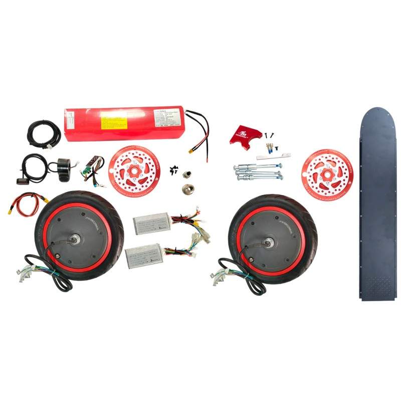 Monorim Dual32 Ultra (inclusief twee 350w motoren) Monorim - 1 36v 14400mah batterij met 30Ah BMS
Het bevat twee nominale 350w-m