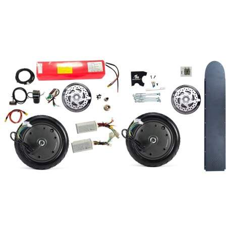 Monorim Dual32 Ultra+ MR1 (yra du 350 W varikliai) Monorim - 2 36v 14400mah baterija su 30Ah BMS
Jame yra du vardiniai 350 W var