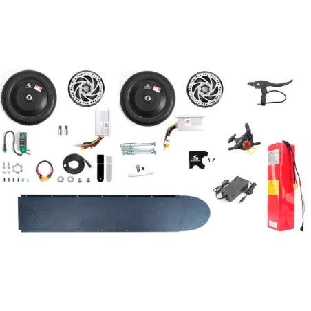 Monorim Dual52 Pro Ultra (inkluderar två 500w motorer) Monorim - 1 
Inkluderar ett 14400mah batteri med 60ah BMS
48v 3A batteril