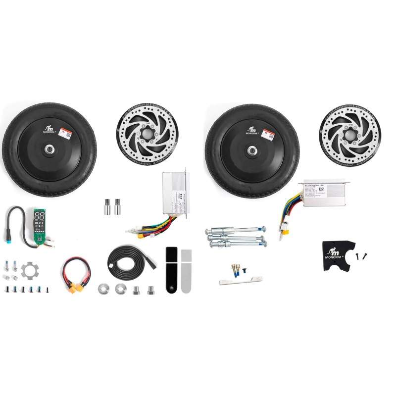 Monorim Dual52 Pro Ultra (vklyuchaye dva dvyhuny po 500 Vt) Monorim - 3 
Vklyuchaye akumulyator yemnistyu 14400 mAh z BMS 60h
Za