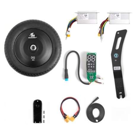 Monorim Dual52 Max (sisältää 500 W moottorin) Monorim - 1 
Se sisältää nimellistehoisen 500 watin moottorin, ja lisäämällä tämän