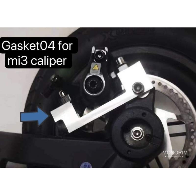 Tartó a féknyereghez MR1 és DMR1 hátsó felfüggesztésnél - Monorim Gasket 01, 02 és 03 Monorim - 4 
Szerelje be a konzolt a fékny